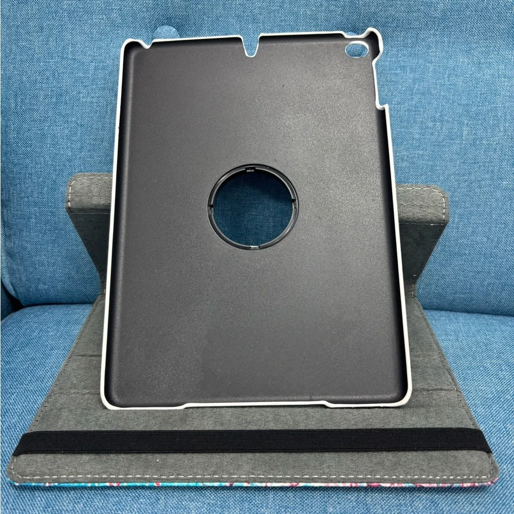 Floral Cherry Blossom Tablet Case in Aqua Pink for IPAD 5-6 (9.7 inch screen)